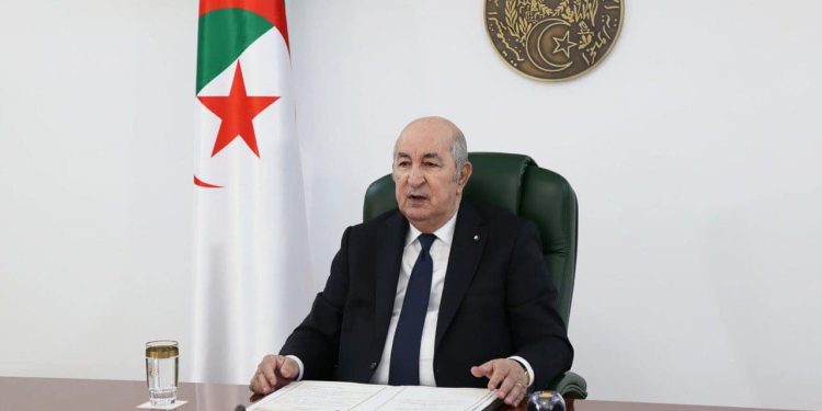 رئيس الجمهورية عبد المجيد تبون
