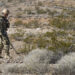 U.S. Air Force Staff Sgt. Daniel Esselstrom, 23rd Civil Engineer Squadron explosive ordnance disposal technician, Moody Air Force Base, Ga., participates in an improvised explosive device training course Dec. 12, 2013, at Nellis AFB, Nev. The course teaches students to gain a holistic view of an IED scenario and provides more focused counter-IED training than what has been previously available. (U.S. Air Force photo by Airman 1st Class Jason Couillard)