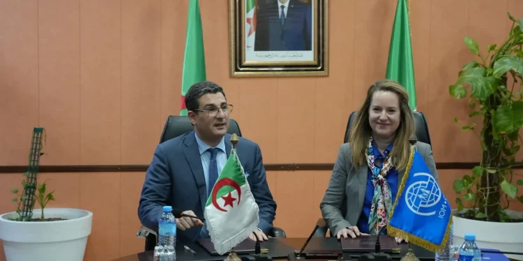 وقّعت وزارة الصحة والمنظمة الدولية للهجرة مذكرة تفاهم تتعلق بتحسين الخدمات الصحية وتعزيز المساعدة المقدمة للمهاجرين واللاجئين، مساء يوم الخميس، بحضور كل من وزير الصحة، محمد صديق آيت مسعودان، والمديرة العامة للمنظمة الدولية للهجرة، إيمي بوب، حسب ما أفاد به،  أمس الجمعة، بيان للوزارة.